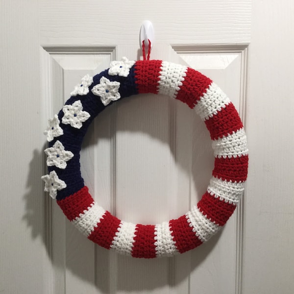 American Flag Wreath