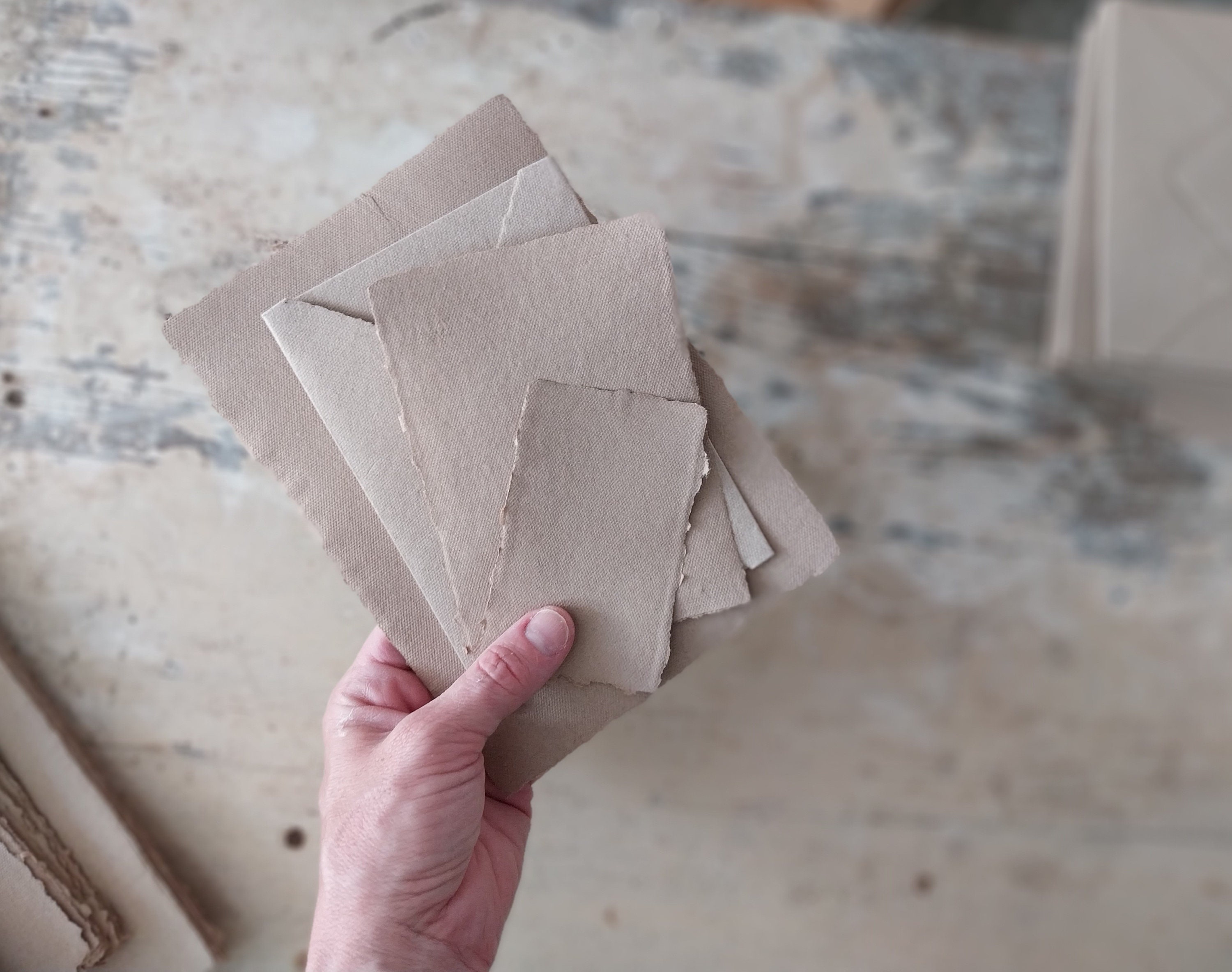 handmade paper, handmade paper, brown, A4, A5, A6, A7