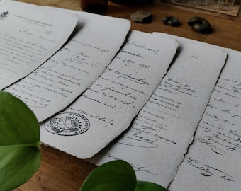 Büttenpapier,Handgeschöpftes Papier, Letter, Briefe