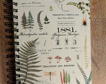 Notizbuch A5 Farne