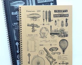 Ringbuch Skizzenbuch A4, Steampunk