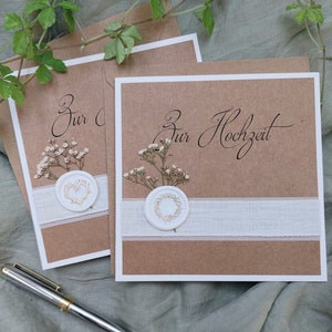 Hochzeitskarte, Glückwunschkarte, personalisierbar