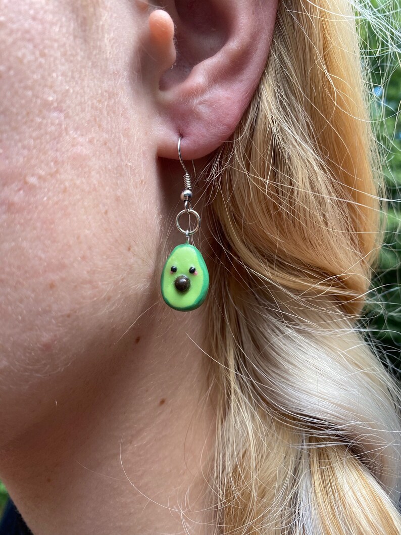 Cute Avocado Earrings
