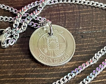 1994年アイスランド1クローナ硬貨 - Etsy 日本