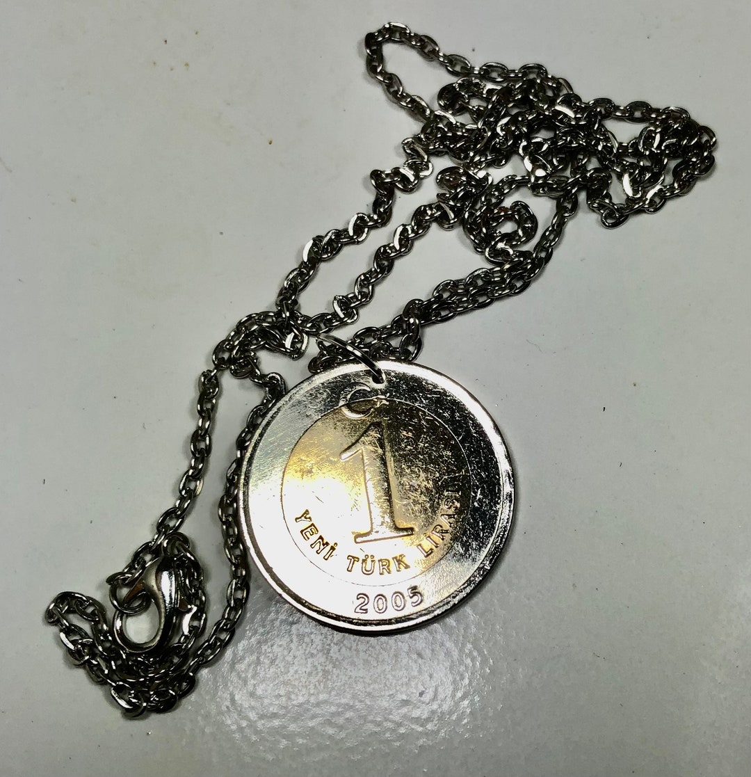 Turkish coin necklace Clearance