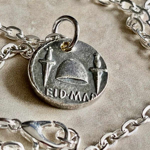 Ancient Roman Coin Pendant – Brutus Ides of March Necklace – Caesar Assassination Jewelry – Historical Gift for Him Her Rome Style REPLICA