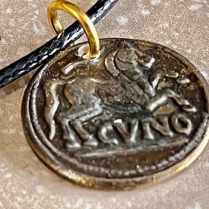 Ancient Coin Pendant British Gold Stater Of Cunobelin c 10-40 AD Necklace Jewelry Gift For Friend Charm For Him Her World Coins Collector