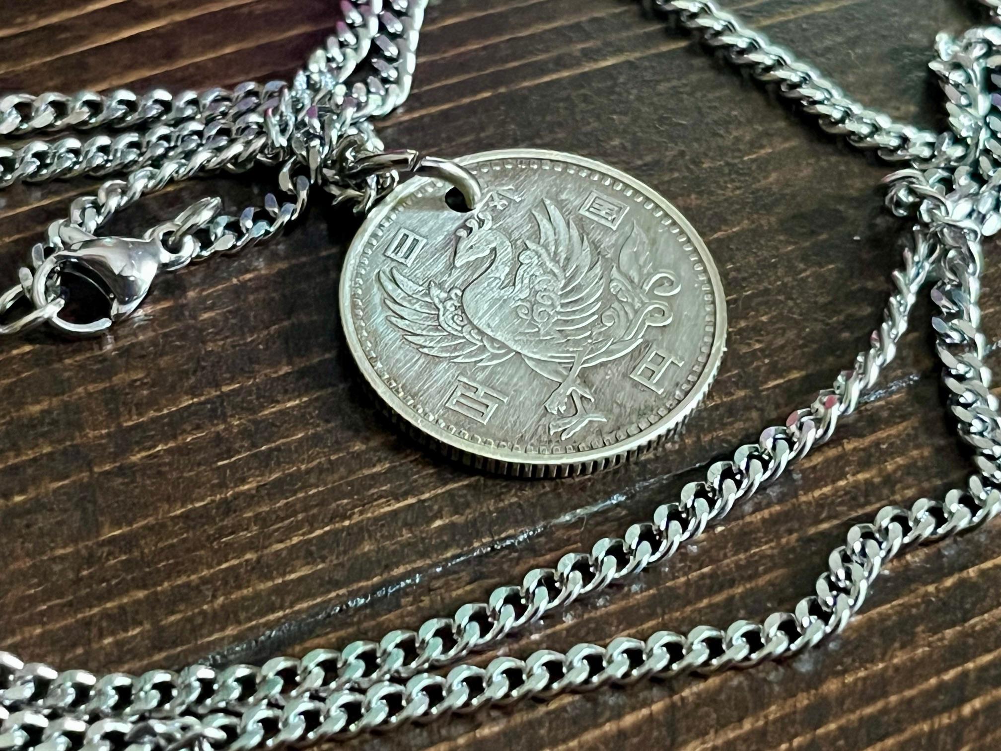 日本製100円玉ペンダント - シルバーフェニックス｜昭和天皇時代の日本