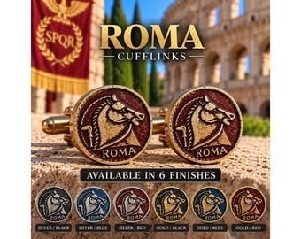 Roman Horse Cufflinks, Ancient Rome Cuff Links, Roman History Gift, Horse Jewelry, History Lover Gift for Men