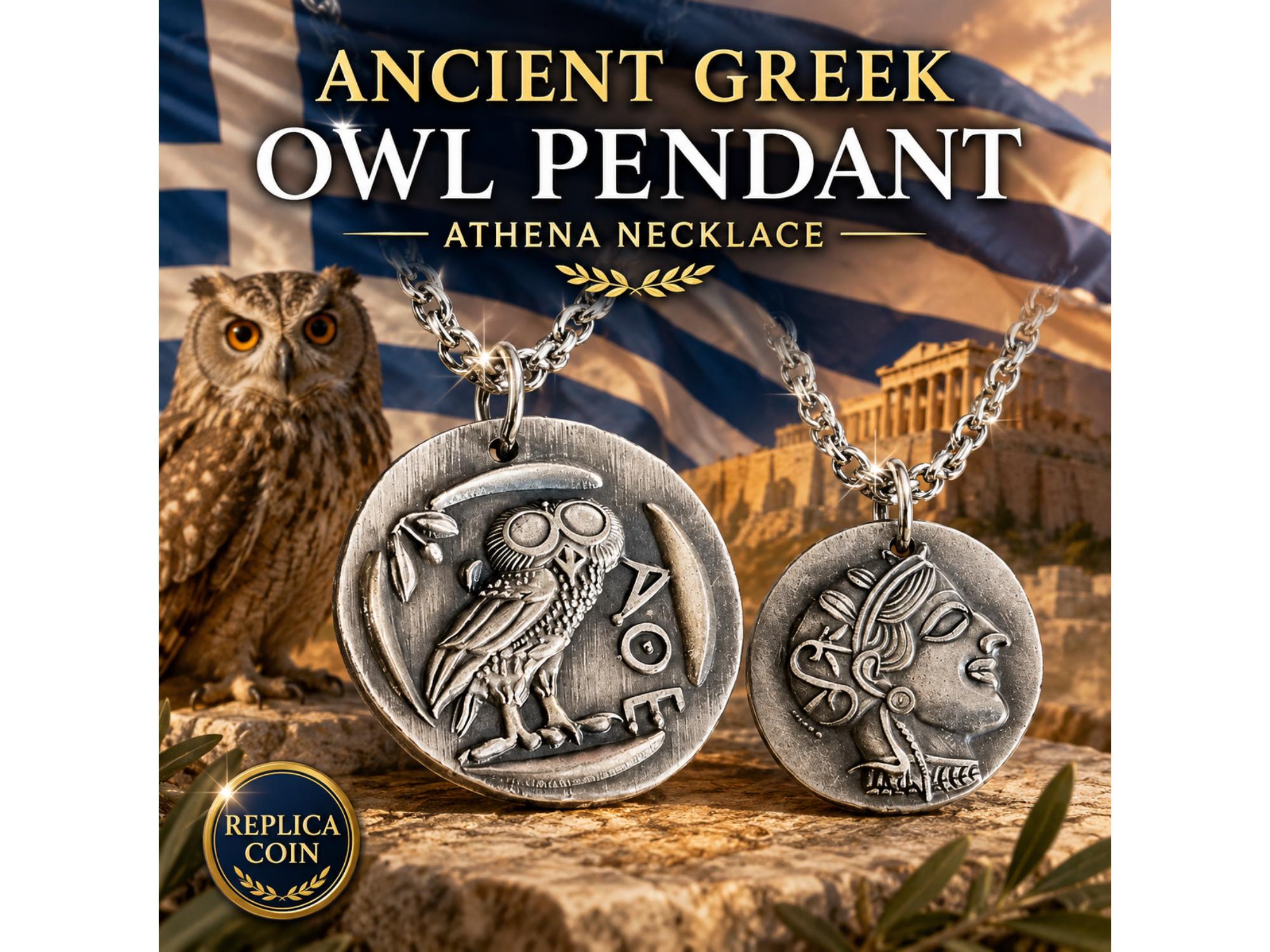 美術品・アンティーク・コレクション ギリシャコイン フクロウ