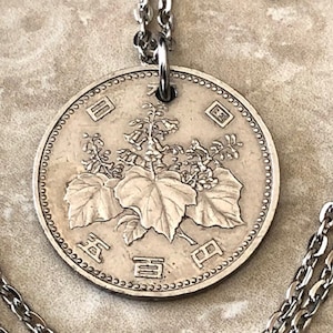 Japan Coin Necklace 500 Yen Pendant Japanese Handmade Personal Jewelry Ring Gift For Friend Coin Ring Gift For Him Her World Coin Collector