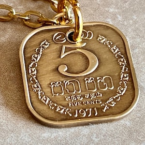 Sri Lanka Münze Halskette Anhänger 5 Rupien Persönliche Alte Vintage Handgemachte Schmuck Geschenk Freund Charme Für Ihn Her World Münzensammler