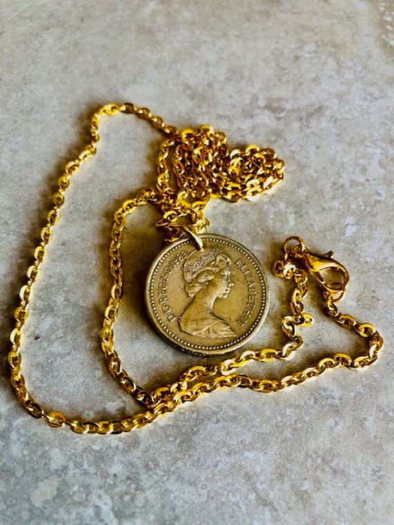 Collana romana con moneta d'oro intagliata vintage, collane con ciondolo bohémien, collane con gioielli boho acquista in modo economico - spedizione gratuita, recensioni reali con foto