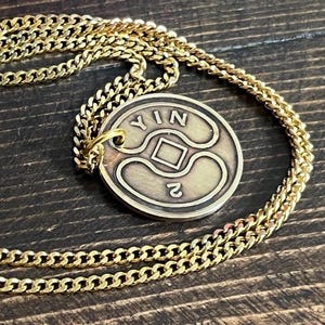 Yin-Yang Gaming Token | Vintage Symbolic Game Piece | Unknown Use | Collectible Metal Token | Balance Symbol | Gift for Gamers