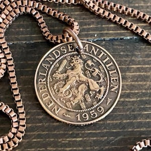 Netherlands Coin Necklace Nederlanden 2 1/2 Cents Pendant Handmade Jewelry Gift Friend Charm For Him Her World Coin Collector
