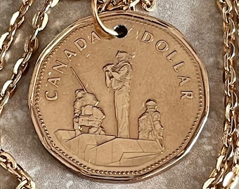 本物の1965年カナダ1ドル銀貨（大型ビーズ） - トーンジェム - Etsy 日本