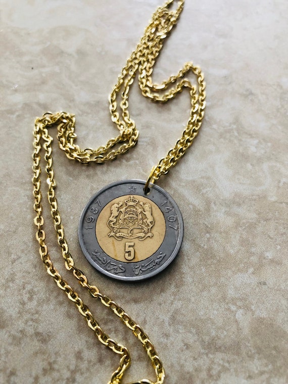 Rare coin necklace deals