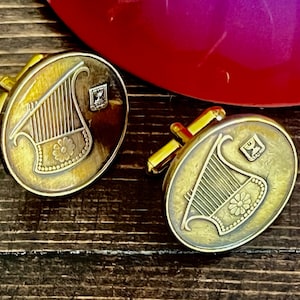Israël munt manchetknopen Israëlische op maat gemaakte persoonlijke manchetknopen oude vintage handgemaakte sieraden cadeau vriend charme voor hem haar wereld muntenverzamelaar