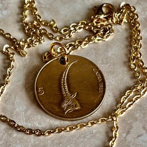 Slovenia Coin Pendant Slovenian 5 Tolar Personal Necklace Vintage Old Handmade Jewelry Gift Friend Charm For Him Her World Coin Collector