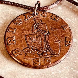 Ancient Coin Pendant Sestertius of Hadrian (117-138 AD) Roman Necklace Jewelry Gift For Friend Charm For Him Her World Coins Collector