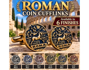 Roman Horse Cufflinks, Ancient Rome Gift, Roman Jewelry, History Lover Gift, Horse Cuff Links, Italy Gift for Men