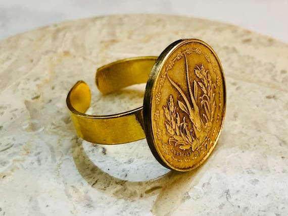 Custom made shop coin rings