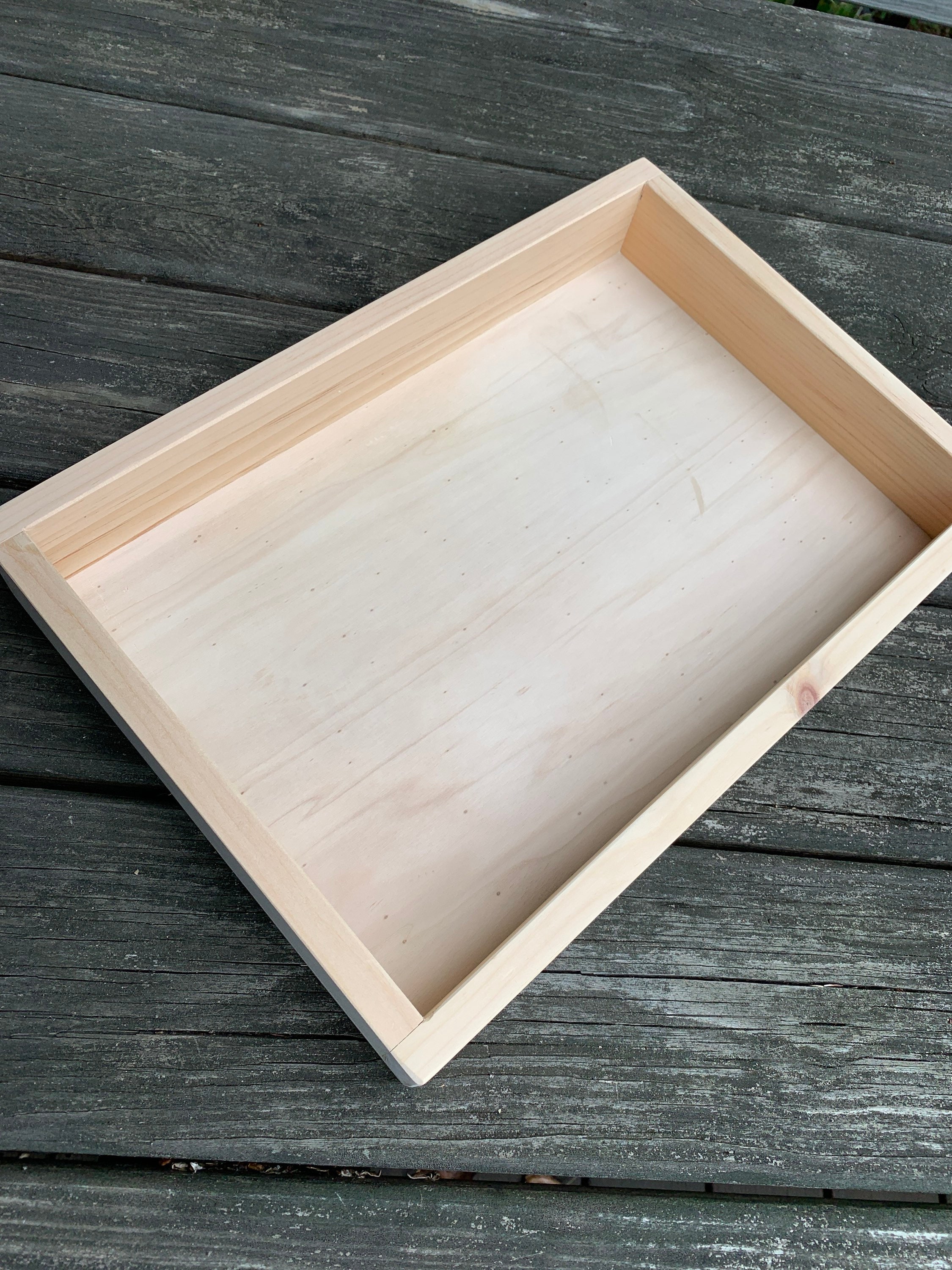 One Plain Wooden Trays no Handles Etsy