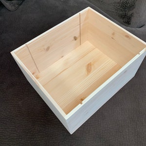 One Plain Wooden Box (no handles)