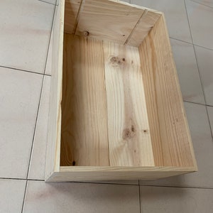 One Plain Wooden Box