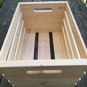 ONE Wooden Crate made of natural wood