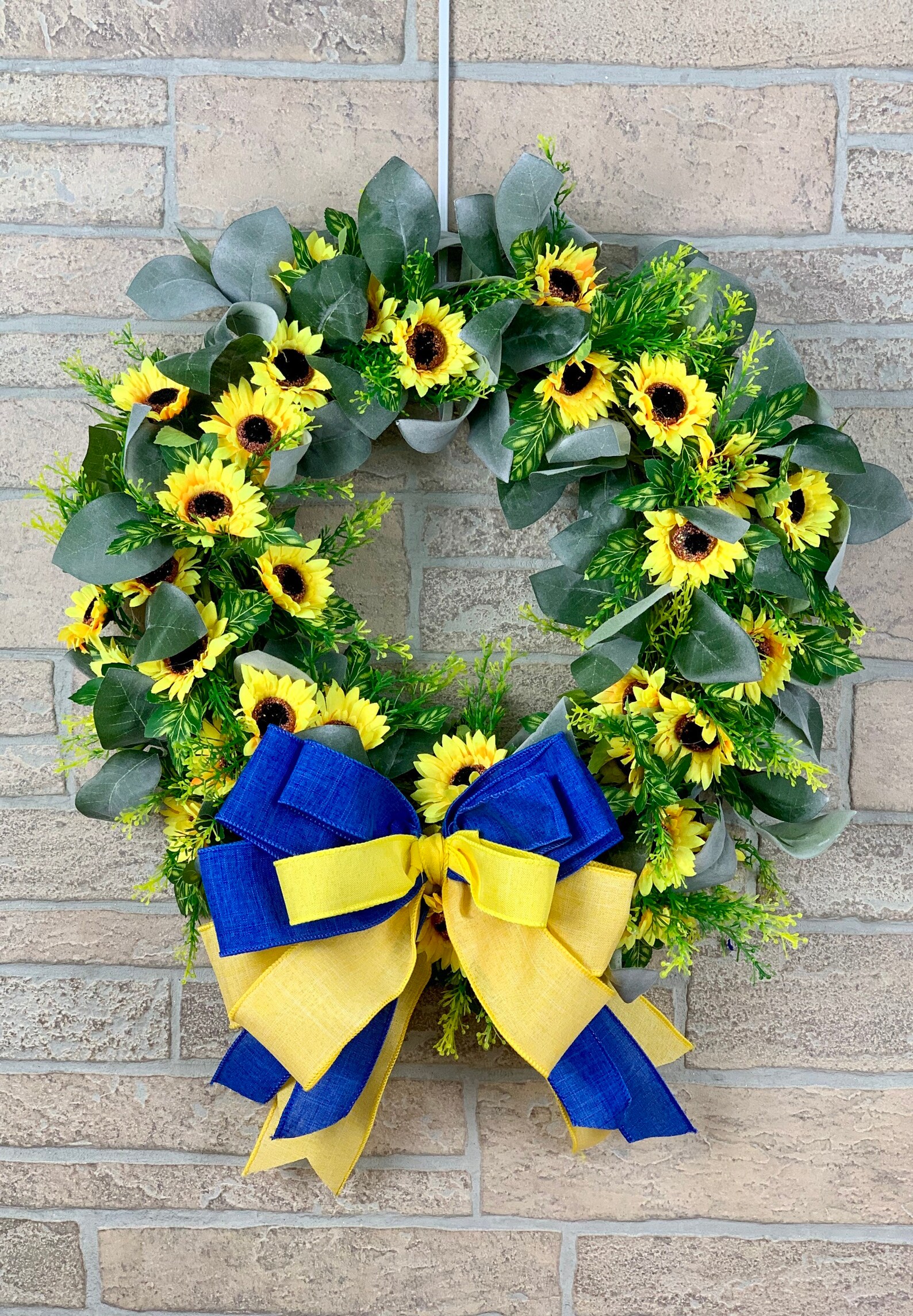 Ukraine Support Sunflower Wreath Ukraine Wreath Stand With Etsy UK