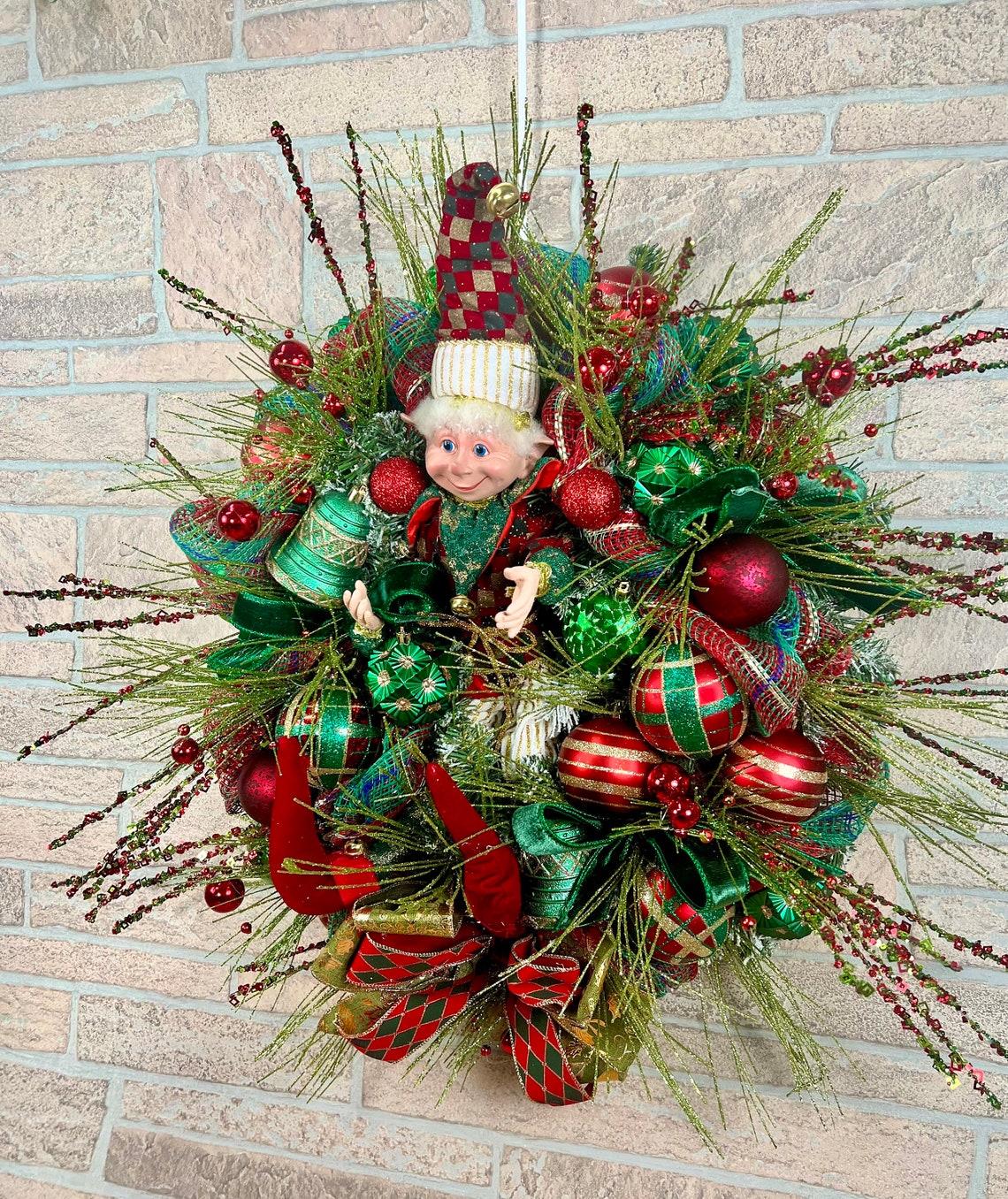 Elf Christmas Wreath 
