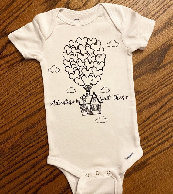 Disney® UP Inspired Onesie® Custom Baby Onesie® Etsy