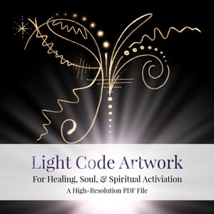 Light Language Activation Code | 1 Digital Art Download | for Spiritual ...