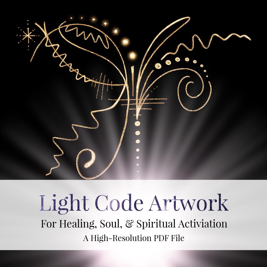 Light Language Activation Code | 1 Digital Art Download | for Spiritual ...