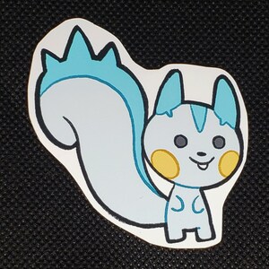 Zap Squirrel Doodlemon Vinyl Sticker