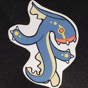 Zappy Eel Doodlemon Vinyl Sticker