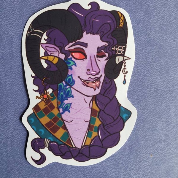 Devil's Tongue Molly Vinyl Sticker