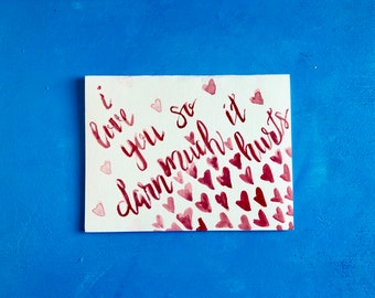 Greeting Card Just Because Printable Last Minute Instant Download DIY ...