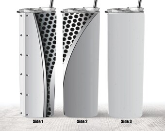 Metalen achtergrond 20oz magere beker sublimatieontwerp voor rechte beker - digitale png-download