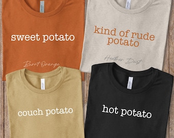 Sweet Potato Couples Shirt