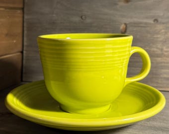 Fiesta Cup & Saucer Set (Post-86 Fiesta by Homer Laughlin)