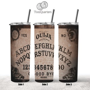 OUIJA Board 20oz Skinny Tumbler Sublimation Design for Straight Tumbler - PNG Digital Download