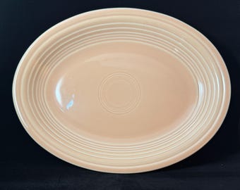 Fiesta Apricot Oval Platter 11 1/4" | Retired Homer Laughlin Fiesta Ware Serving Platter