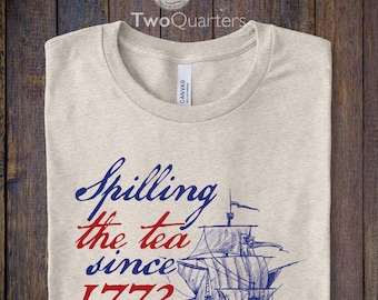 Spilling Tea Since 1773 PNG File