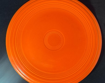 Vintage Fiestaware Radioactive Red 9.5" Plate