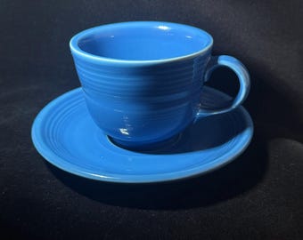Fiesta Cup & Saucer Set (Post-86 Fiesta by Homer Laughlin)