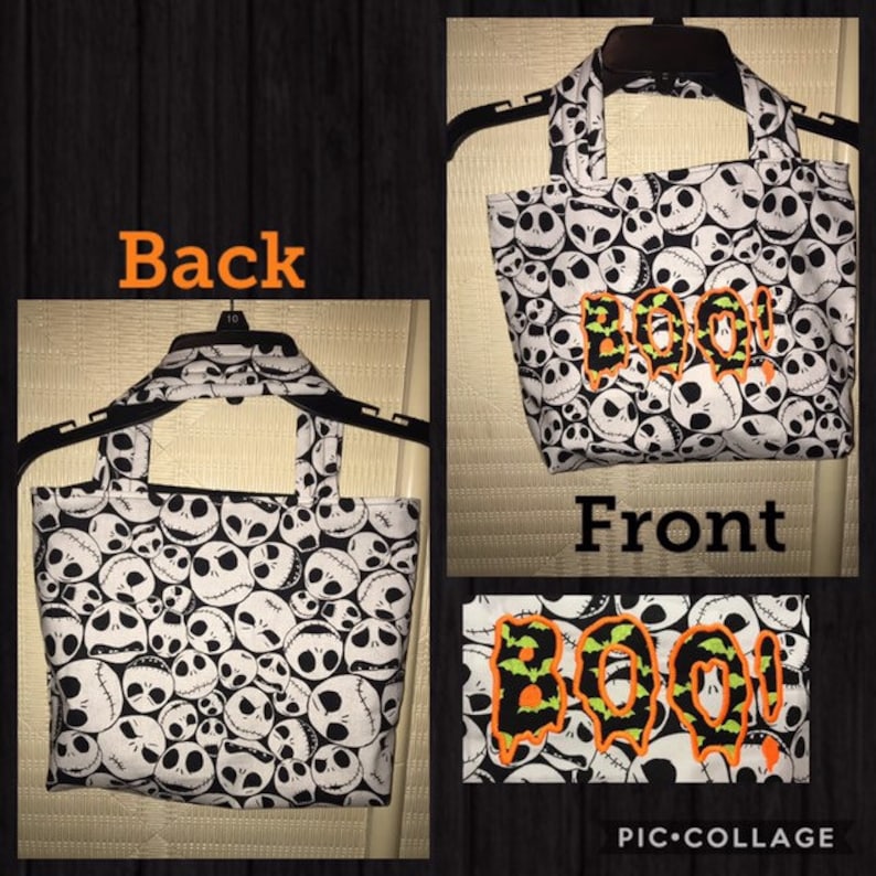 Jack Skeleton Trick Or Treat Bag