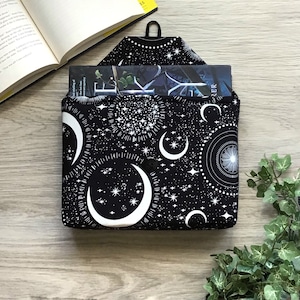 Galaxy Book Sleeve Side Opening with or without Squared Corners and Envelope Flap Closure, Glows in the Dark!