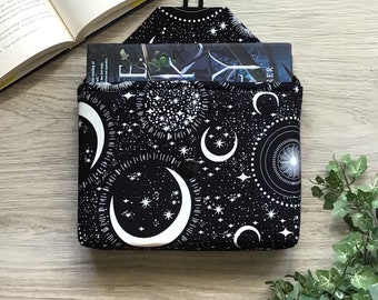 Galaxy Book Sleeve Side Opening with or without Squared Corners and Envelope Flap Closure, Glows in the Dark!